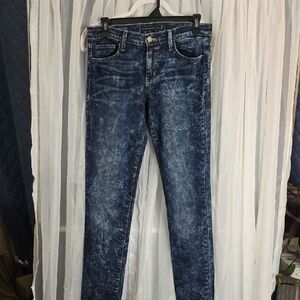 #135 Flying Monkey Women's Faded Blue Skinny Jeans